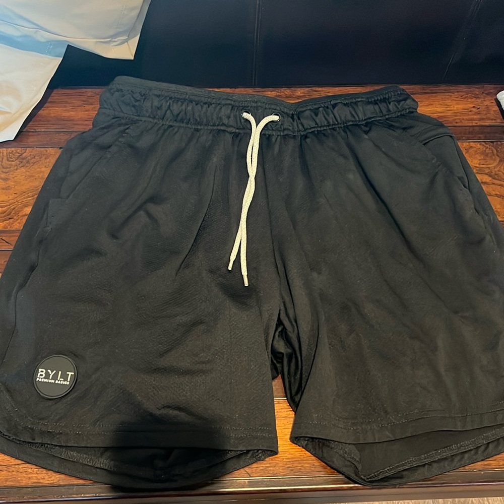 BYLT premium basics training shorts. Lined. Medium
